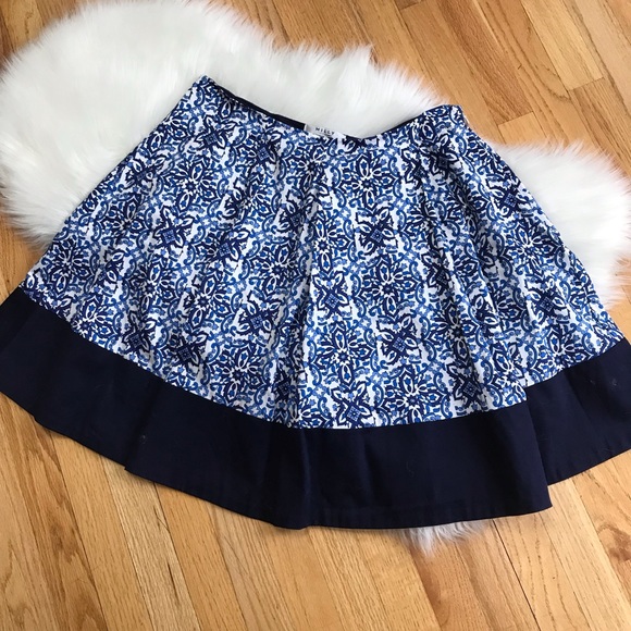 Milly Dresses & Skirts - Milly | Full Skirt, Navy/White, Sz 12